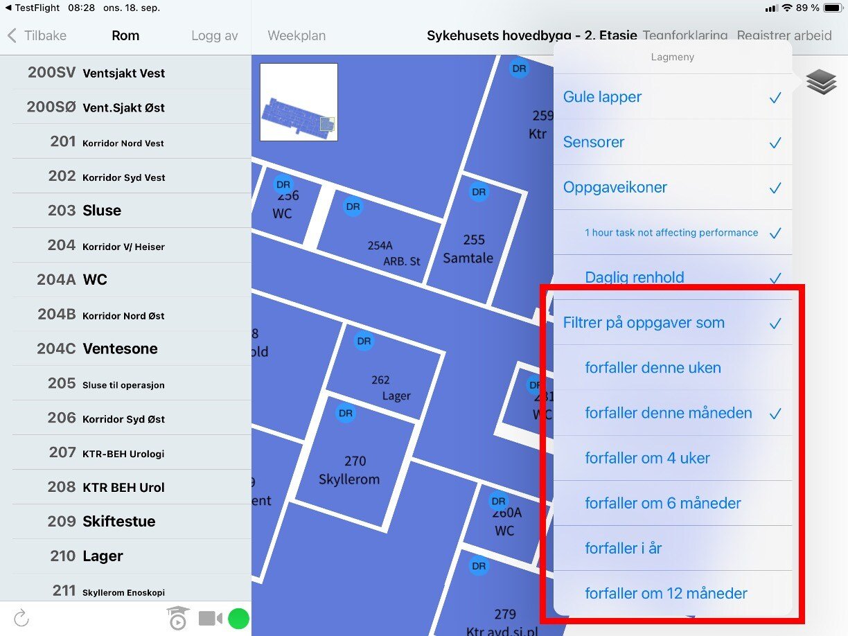 filter for task horizon